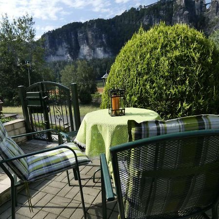 Ferienwohnung Grunwald Kurort Rathen Esterno foto