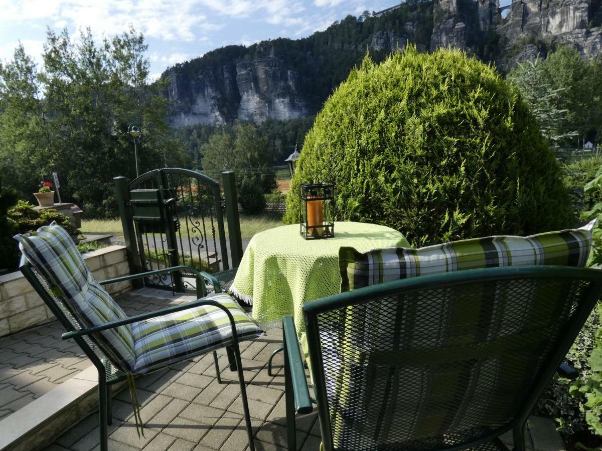 Ferienwohnung Grunwald Kurort Rathen Esterno foto